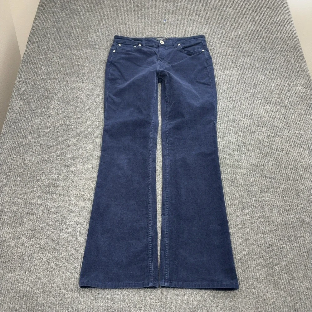Vineyard Vines Pants Womens 29 Blue Cotton Viscose Corduroy Flare‎ Preppy Casual